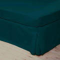 Turquoise - Front - Belledorm - Valance EASYCARE PERCALE