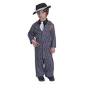Gris - noir - Front - Bristol Novelty -  Costume Gangster - Enfant