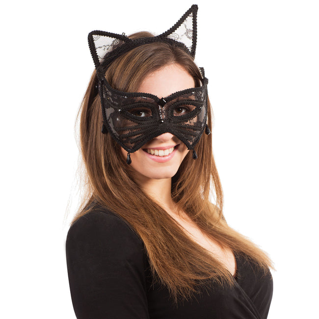 Noir - Back - Bristol Novelty - Masque CAT