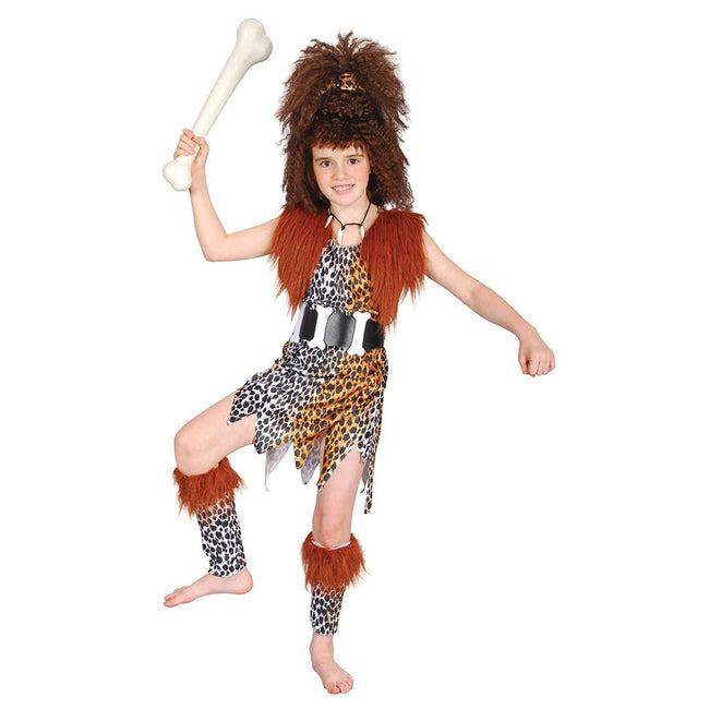 Multicolore - Front - Bristol Novelty - Costume fille des caverne - Enfant