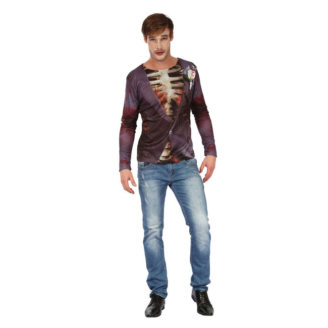 Multicolore - Front - Bristol Novelty - T-Shirt ZOMBIE - Homme
