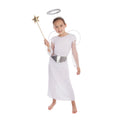 Blanc - argent - Front - Bristol Novelty - Costume ANGE - Enfant