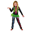 Multicolore - Front - Bristol Novelty - Costume SQUELETTE - Fille