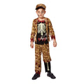 Kaki - noir - Front - Bristol Novelty - Costume SQUELETTE - Enfant