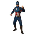 Bleu - Front - Captain America - Déguisement DELUXE - Homme