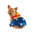Rouge - Bleu - Doré - Front - Wonder Woman - Costume pour chiens