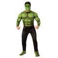 Vert - Noir - Front - Hulk - Déguisement DELUXE - Homme