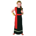 Noir - Rouge - Doré - Front - Bristol Novelty - Costume ROMAIN - Enfant