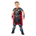 Bleu - Noir - Rouge - Front - Thor: Love And Thunder - Haut et bas de déguisement DELUXE - Enfant