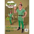 Vert - Back - Bristol Novelty - Costume LUTIN - Adulte