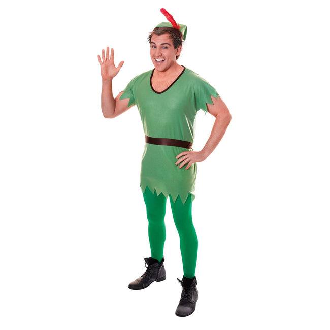 Vert - Front - Bristol Novelty - Costume LUTIN - Adulte