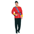 Rouge - bleu - or - Front - Bristol Novelty - Costume PRINCE - Homme