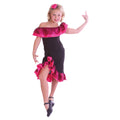 Noir - rose - Front - Bristol Novelty - Costume Flamenco - Enfant