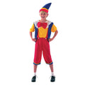 Rouge - jaune - bleu - Front - Bristol Novelty - Costume PANTIN - Enfant