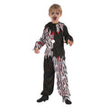 Noir - Blanc - Rouge - Front - Bristol Novelty - Costume ARLEQUIN - Enfant