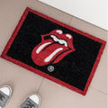 Noir - rouge - Lifestyle - The Rolling Stones - Paillasson LIPS DOOR