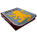 Bordeaux - Jaune - Bleu clair - Front - Aston Villa FC - Parure de lit PULSE