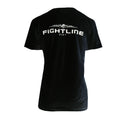 Noir - Back - Fightline Diet Nutrition - T-shirt à manches courtes col rond - Homme