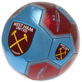 Pourpre - Bleu - Jaune - Back - West Ham United FC - Ballon de foot #COYI