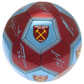 Pourpre - Bleu - Jaune - Side - West Ham United FC - Ballon de foot #COYI