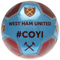 Pourpre - Bleu - Jaune - Front - West Ham United FC - Ballon de foot #COYI