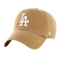 Brun-beige - Front - Los Angeles Dodgers - Casquette de baseball CLEAN UP