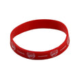 Rouge - blanc - Back - Arsenal FC - Bracelet en silicone