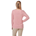 Rouge-blanc - Side - Craghoppers - T-shirt manches longues ERIN - Femme