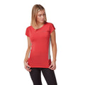 Rouge - Back - Craghoppers - T-shirt manches courtes ATMOS - Femme