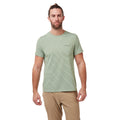 Vert-blanc - Back - Crgahoppers - T-shirt manches courtes INA - Homme