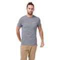 Bleu marine-blanc - Back - Crgahoppers - T-shirt manches courtes INA - Homme