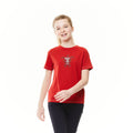 Rouge - Side - Craghoppers - T-shirt GIBBON - Enfant