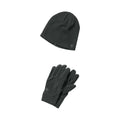 Poivre noir - Side - Craghoppers - Ensemble bonnet et gants - Adulte