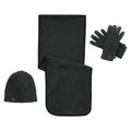 Poivre noir - Front - Craghoppers - Ensemble bonnet et gants - Adulte
