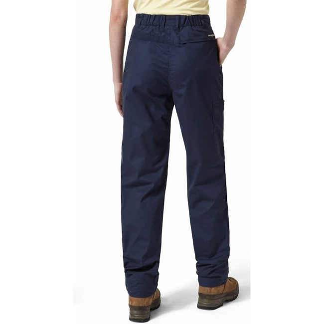 Bleu marine - Side - Craghoppers Kiwi II - Pantalon à protection solaire - Femme