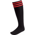 Noir - Rouge écarlate - Front - Euro - Chaussettes de foot - Enfant