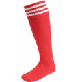 Rouge - Blanc - Front - Euro - Chaussettes de foot - Enfant