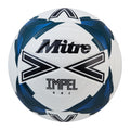 Blanc - Noir - Bleu - Front - Mitre - Ballon de foot IMPEL ONE