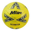 Jaune - Front - Mitre - Ballon de foot ULTIMATCH EVO