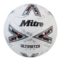Blanc - Front - Mitre - Ballon de foot ULTIMATCH EVO