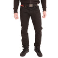Noir - Side - Duke - Pantalon avec ceinture MARIO BEDFORD - Homme