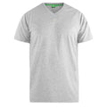 Gris - Front - Duke D555 Kingsize Signature - T-shirt en coton - Homme