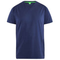Bleu marine - Front - Duke D555 Kingsize Signature - T-shirt en coton - Homme