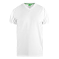 Blanc - Front - Duke D555 Kingsize Signature - T-shirt en coton - Homme