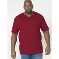 Rouge - Back - Duke - T-shirt col V SIGNATURE-2 - Homme