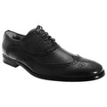 Noir - Front - Goor - Chaussures de ville en cuir à lacets - Homme