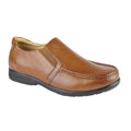 Marron clair - Front - Roamers - Chaussures décontractées TWIN GUSSET - Homme