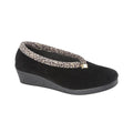 Noir - Front - Sleepers - Chaussons DAWN - Femme