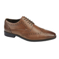 Marron - Front - Roamers - Chaussures brogues - Homme