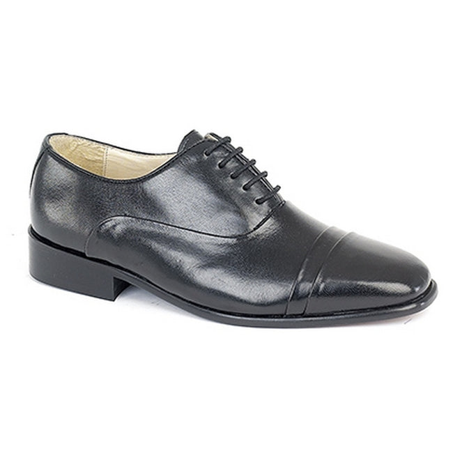 Noir - Front - Montecatini - Chaussures de ville en cuir - Homme